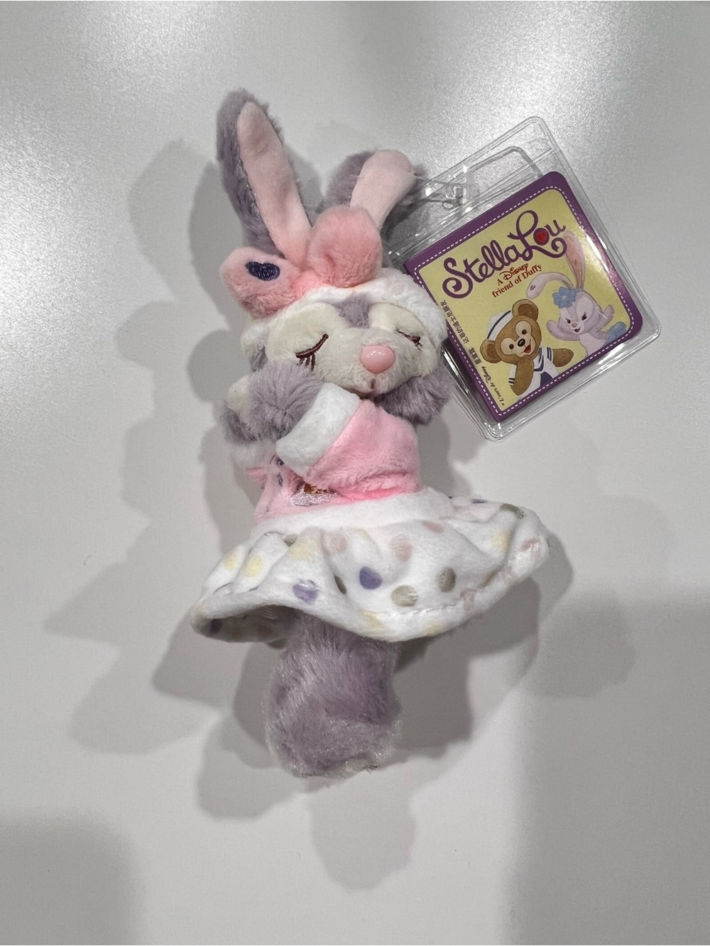Disney StellaLou Plush Bunny Keychain